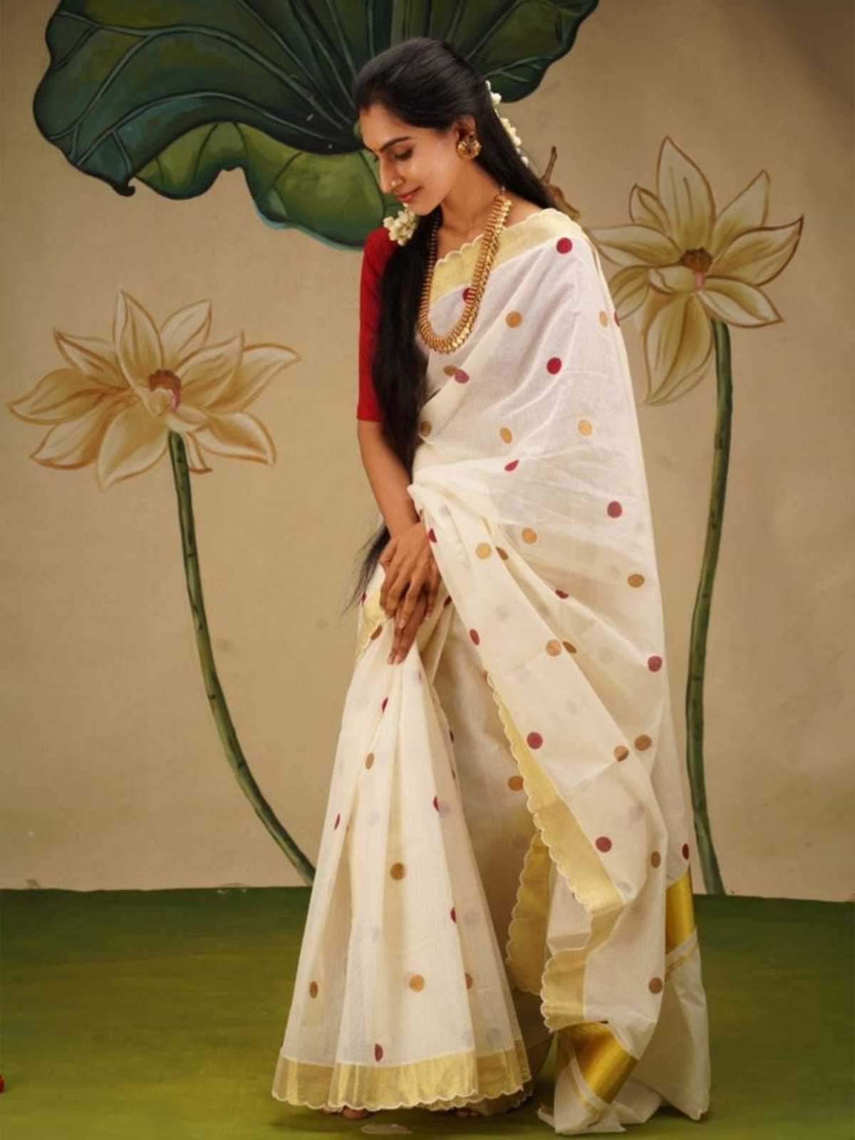 YNF Wholesale Linen Block Print Sarees  | Surat Manufacturer