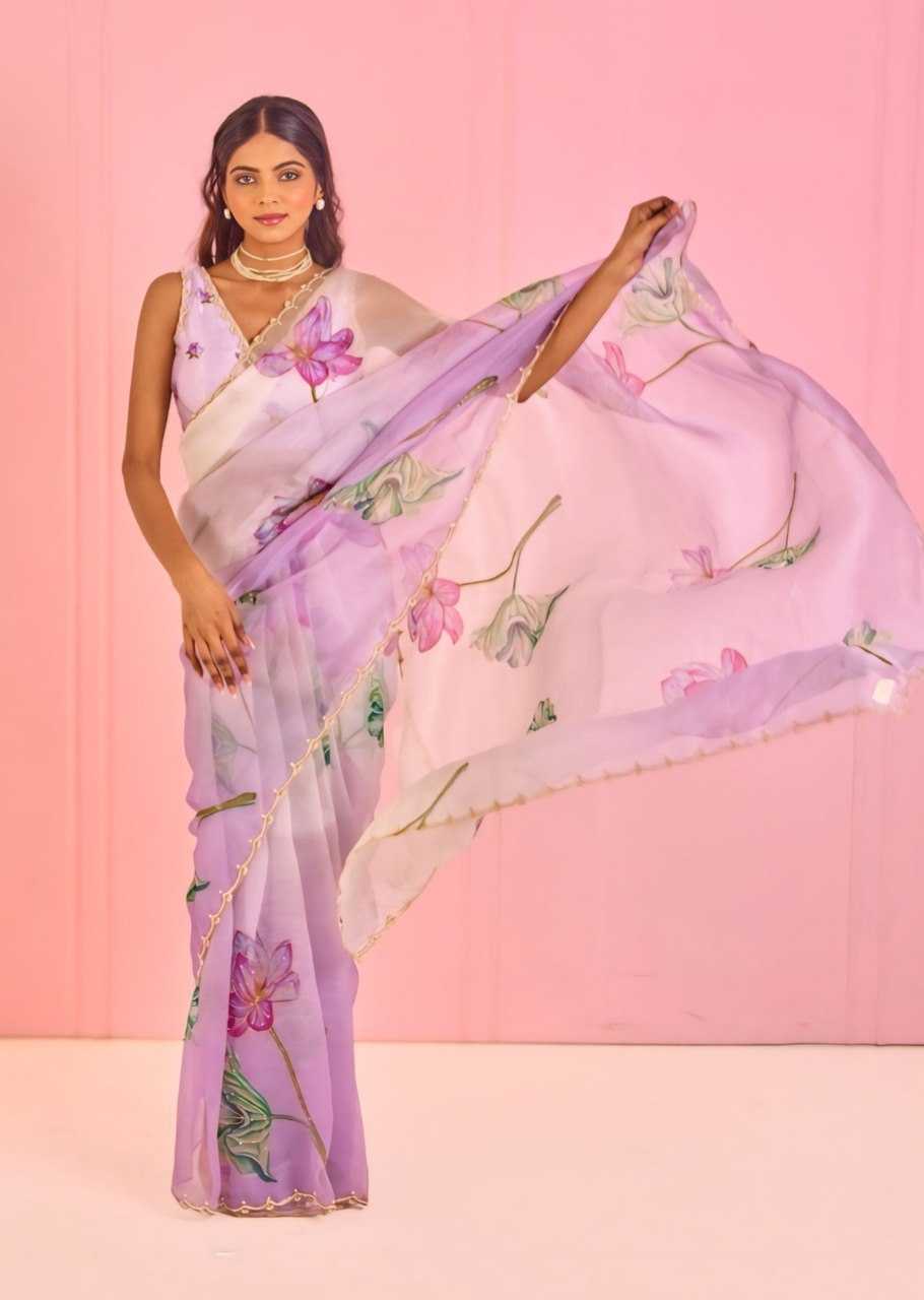 YNF Wholesale Organza Silk Ready To Wear Sarees KESH606 494 | Surat Manufacturer