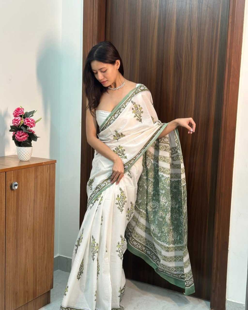YNF Wholesale Cotton Ready To Wear Sarees KESH606 529 | Surat Manufacturer
