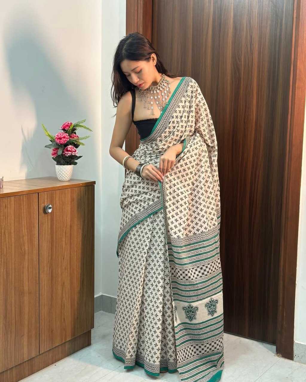 YNF Wholesale Cotton Ready To Wear Sarees KESH606 530 | Surat Manufacturer