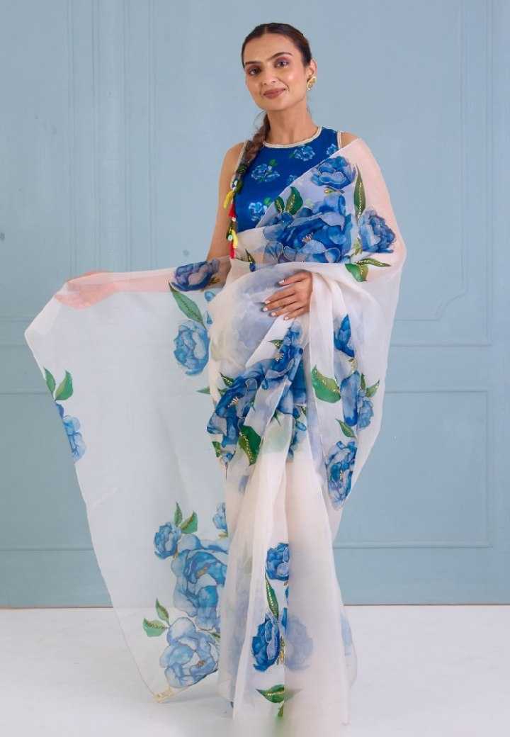 YNF Wholesale Organza Silk Designer Sarees KESH606 532 | Surat Manufacturer