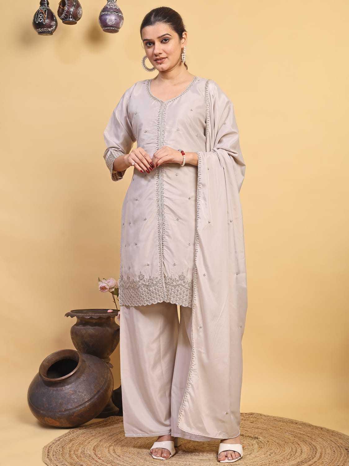 YNF Wholesale Pure Silk Embroidery Suits  | Surat Manufacturer