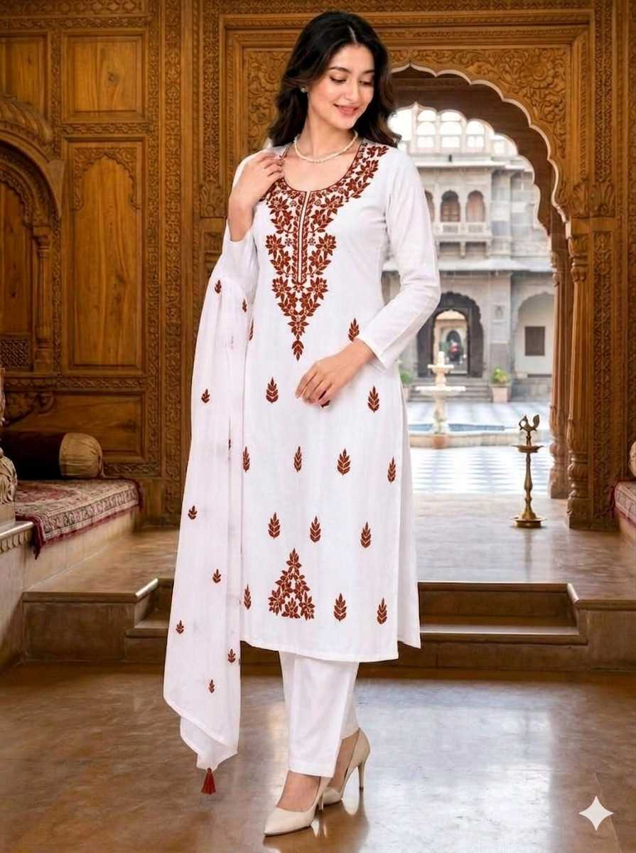 YNF Wholesale Rayon Embroidery Suits  | Surat Manufacturer