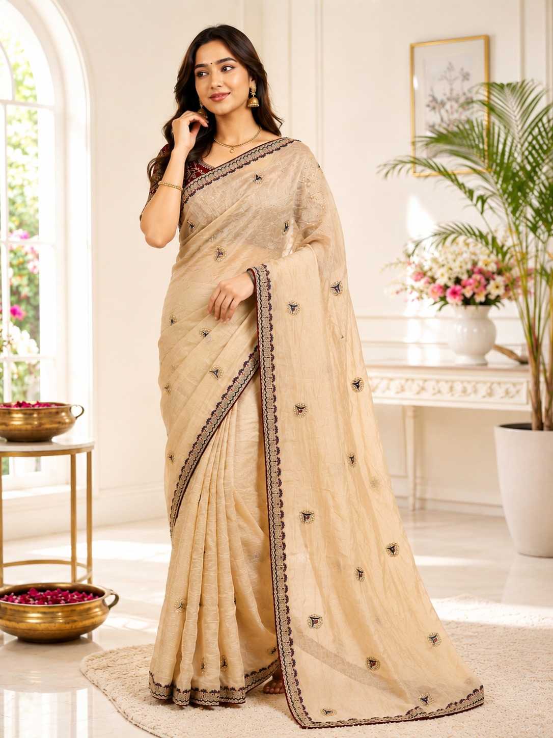 YNF Wholesale Rangoli Silk Zari Border Silk Sarees KESH610 PRISHA | Surat Manufacturer