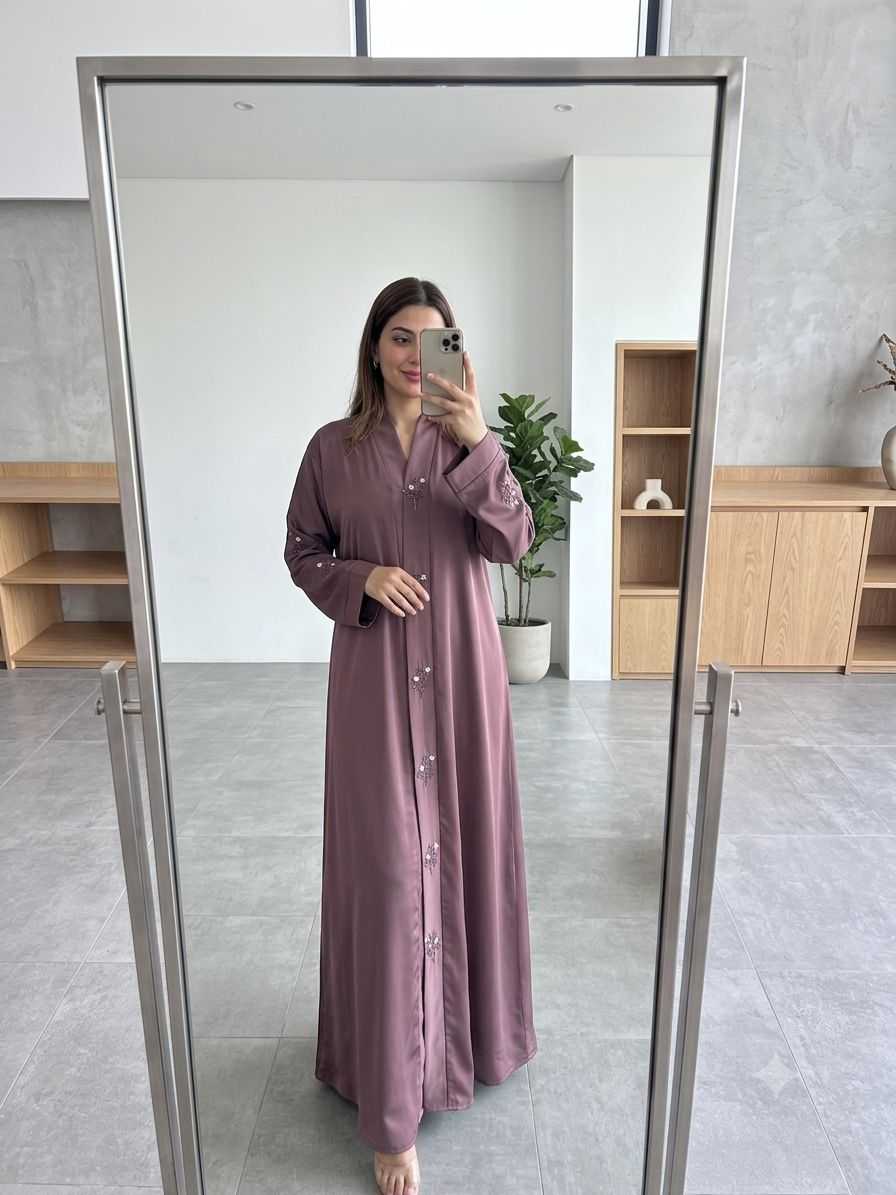 YNF Wholesale Imported Abaya KESH611 Aindrila | Surat Manufacturer