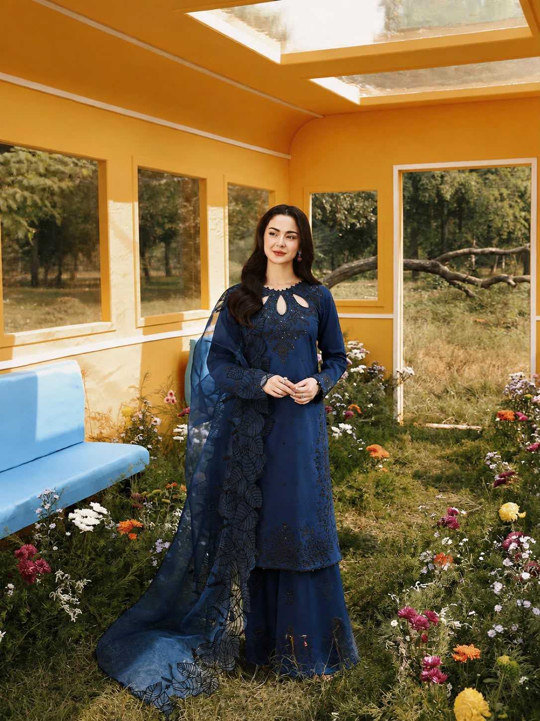 YNF Wholesale Satin Embroidery Suits  | Surat Manufacturer