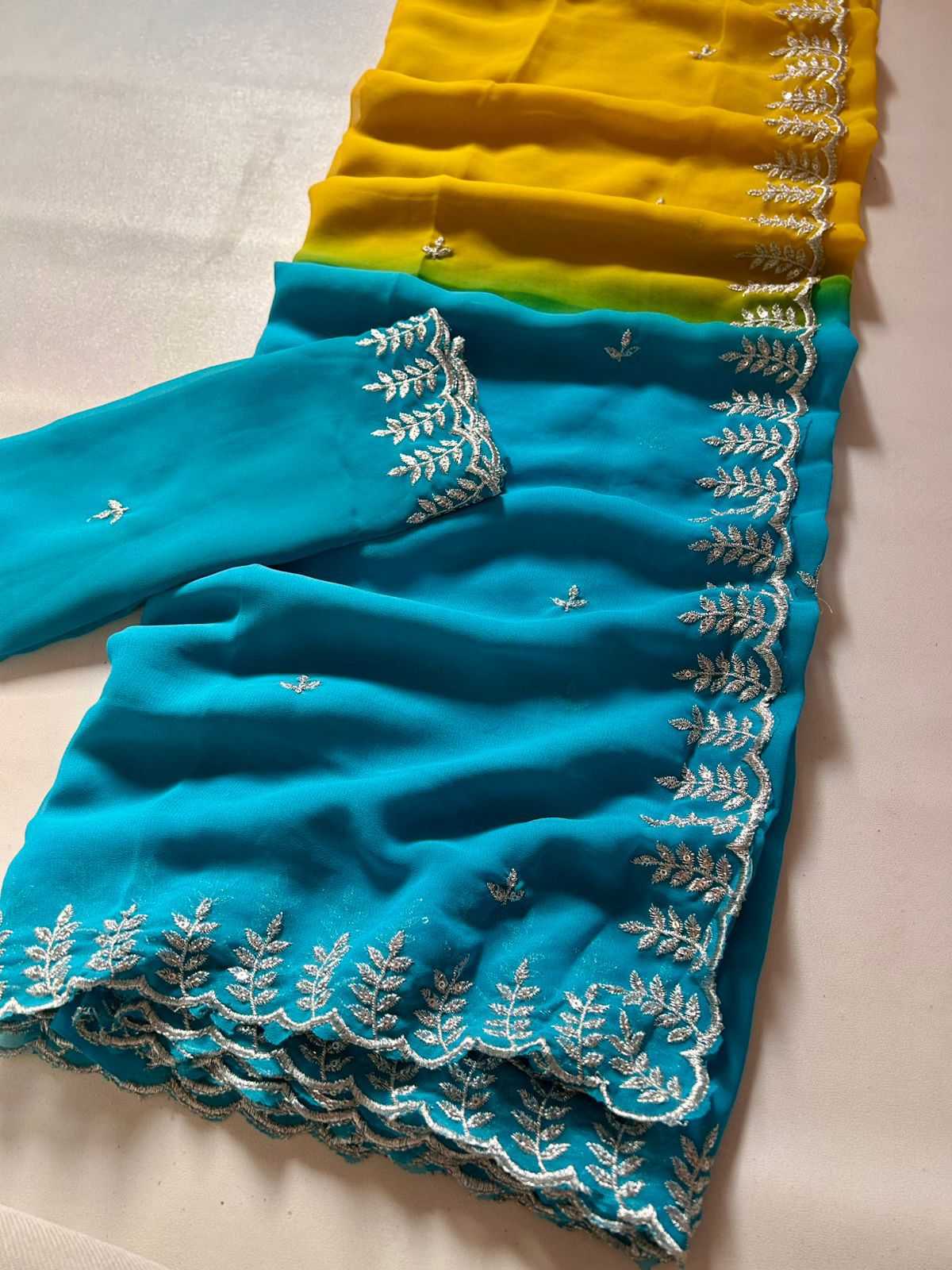 YNF Wholesale Georgette Georgette Sarees  | Surat Manufacturer