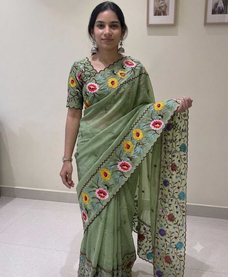 YNF Wholesale Tissue Designer Sarees  | Surat Manufacturer
