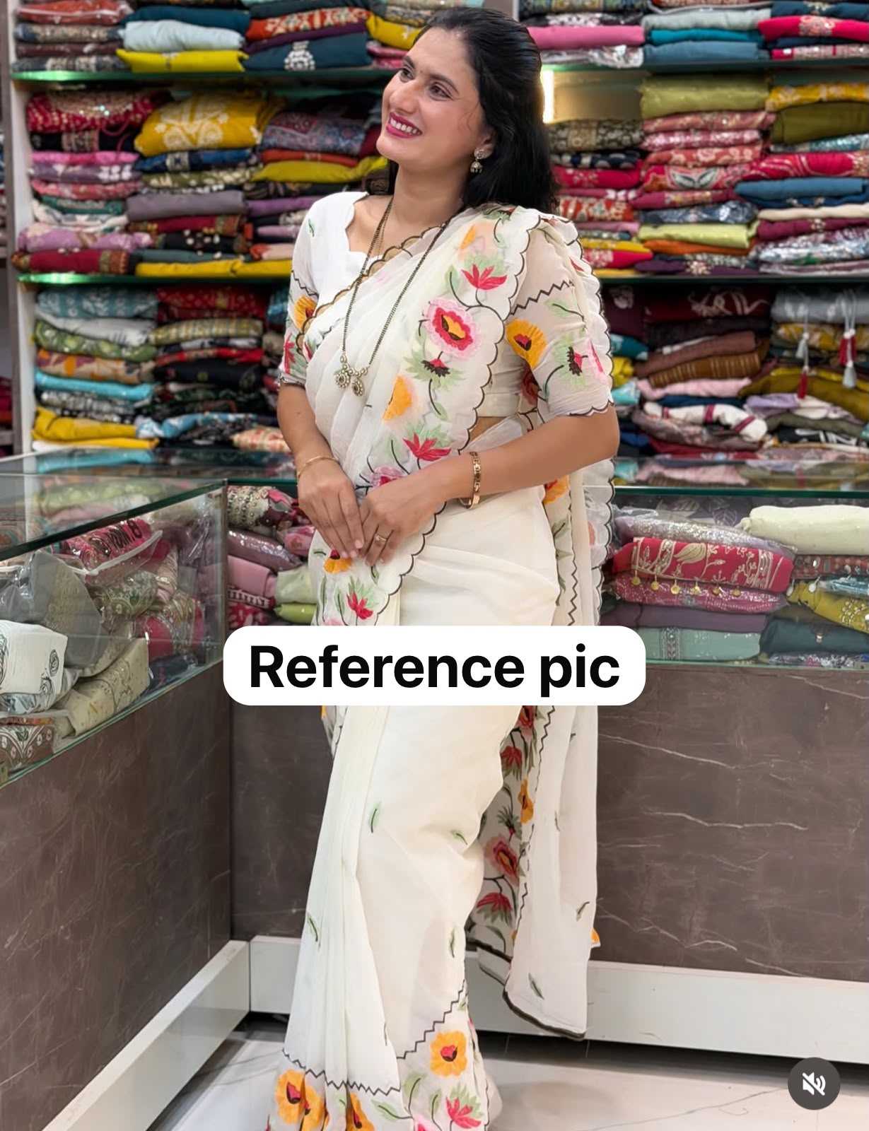 YNF Wholesale Georgette Designer Sarees  | Surat Manufacturer