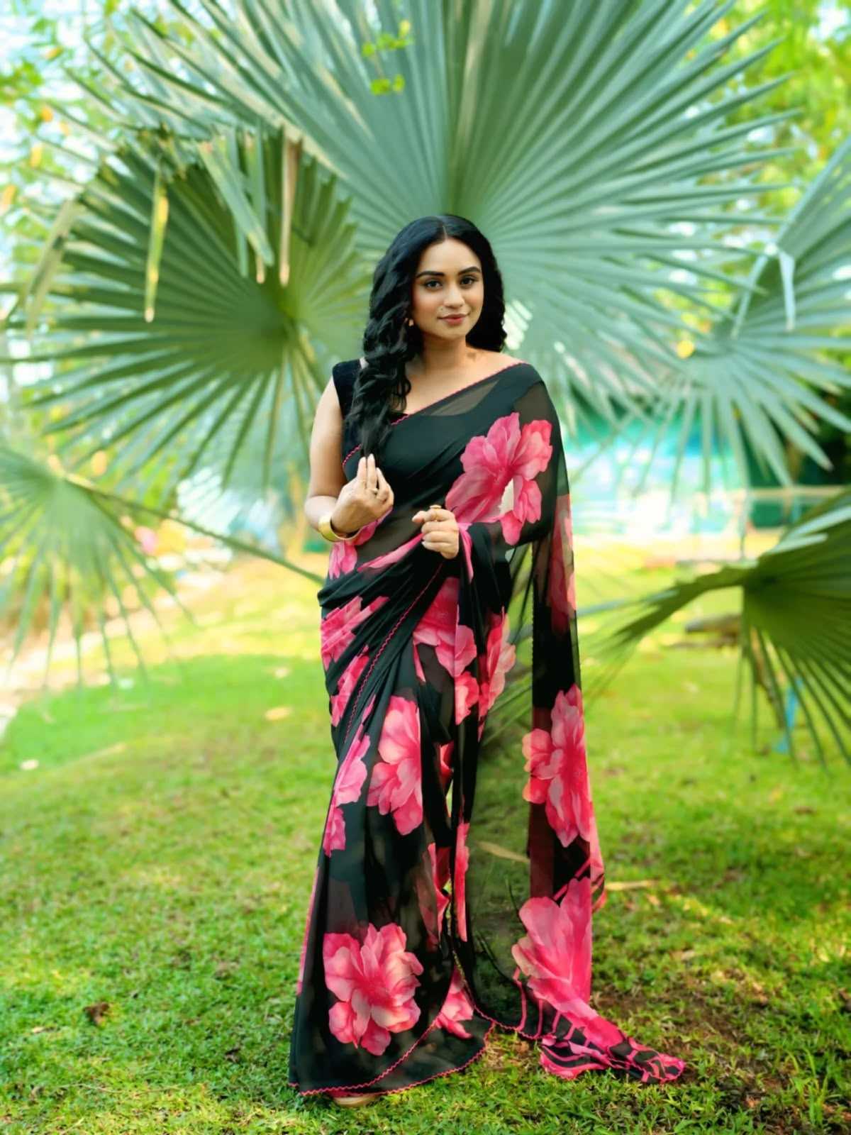 YNF Wholesale Georgette Designer Sarees  | Surat Manufacturer