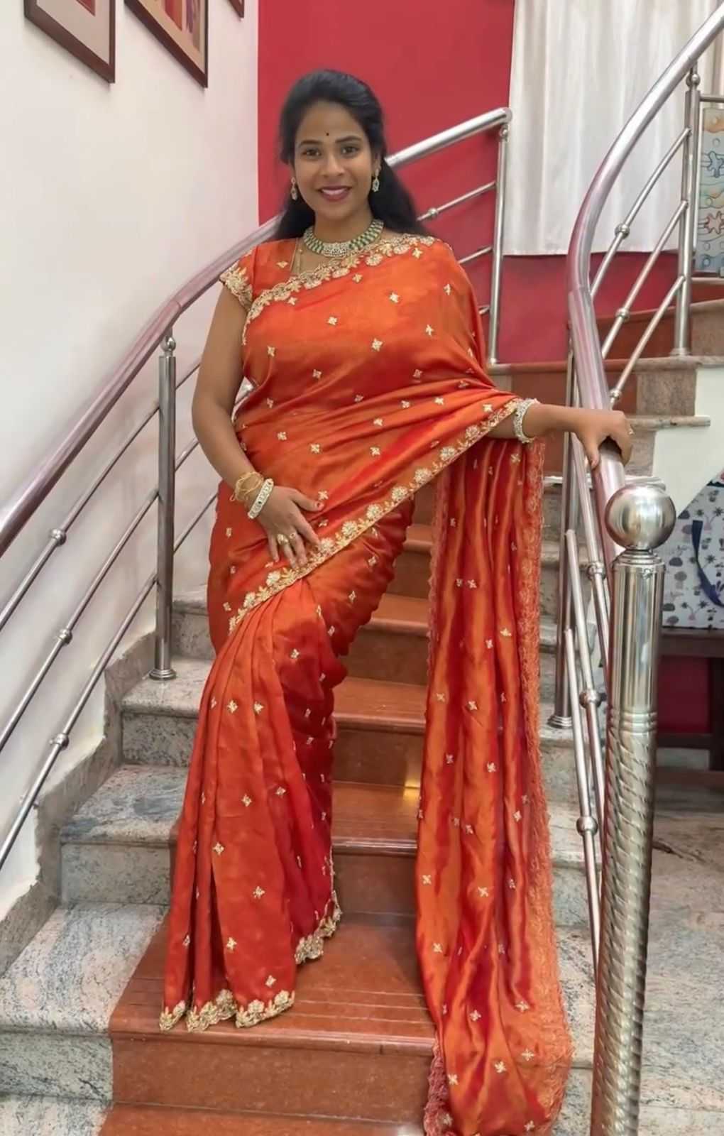 YNF Wholesale Tissue Silk Party Wear Silk Sarees  | Surat Manufacturer