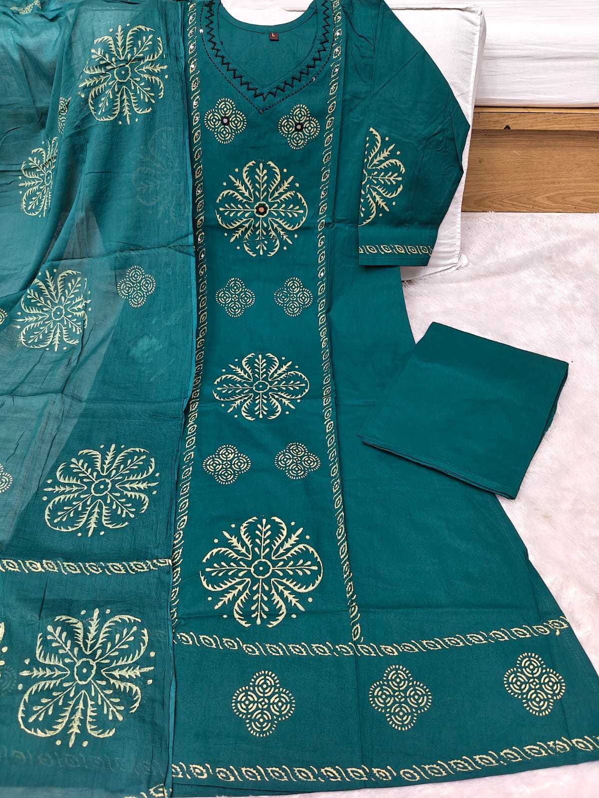 YNF Wholesale Cotton Mirror Work Kurti  | Surat Manufacturer