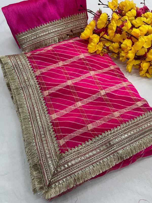 YNF Wholesale Gajji Silk Printed Sarees  | Surat Manufacturer
