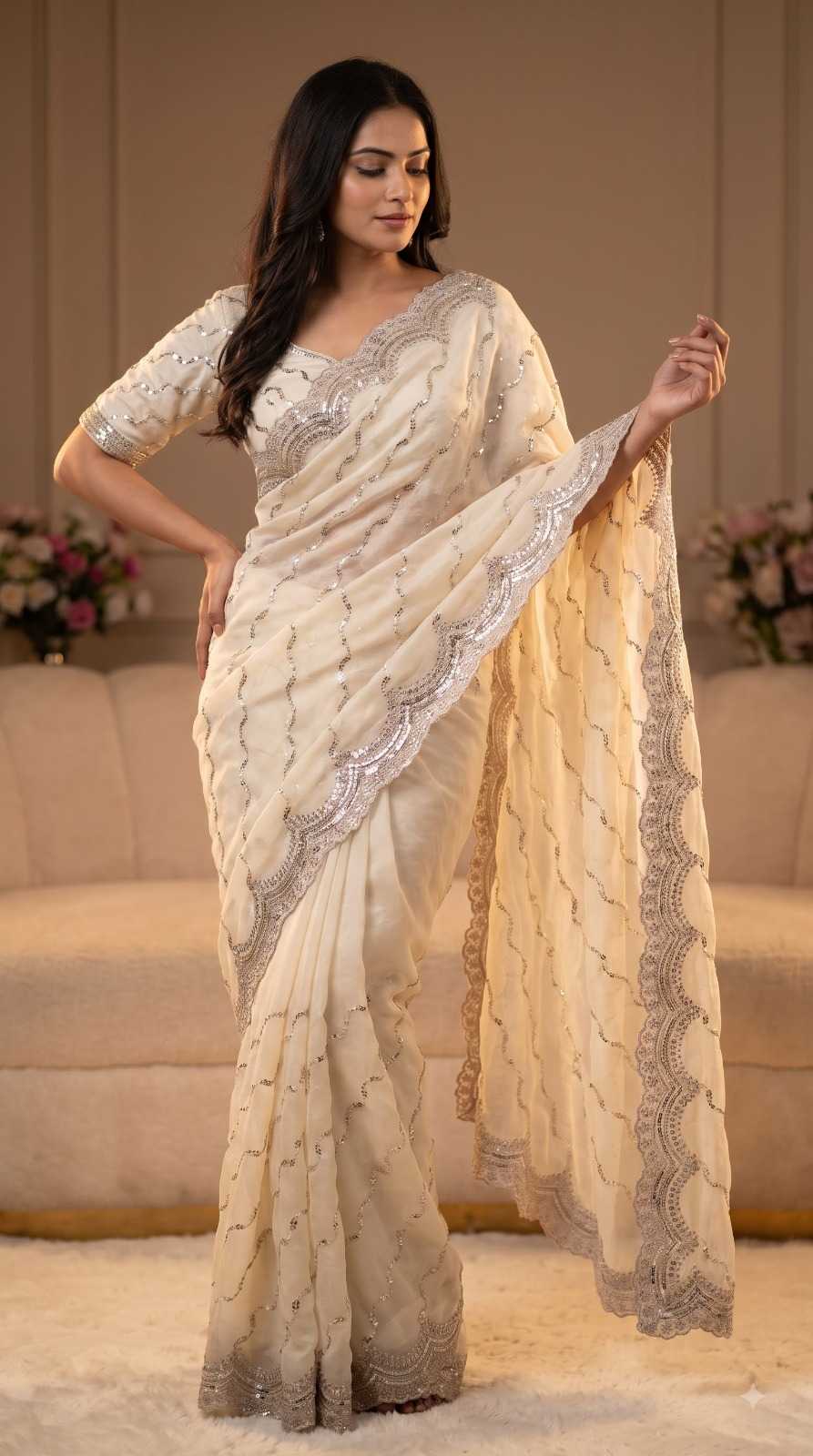 YNF Wholesale Space Silk Designer Sarees  | Surat Manufacturer