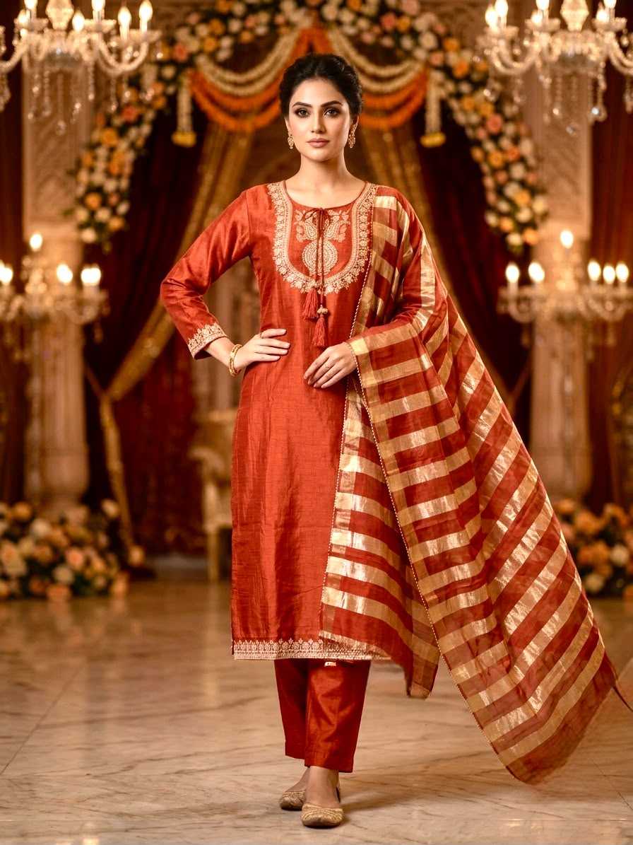 YNF Wholesale Vichitra Silk Embroidery Suits  | Surat Manufacturer