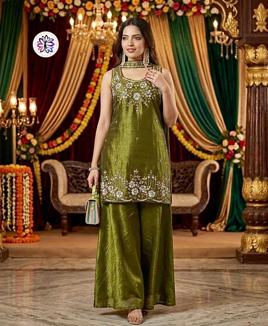 YNF Wholesale Satin Embroidery Suits  | Surat Manufacturer