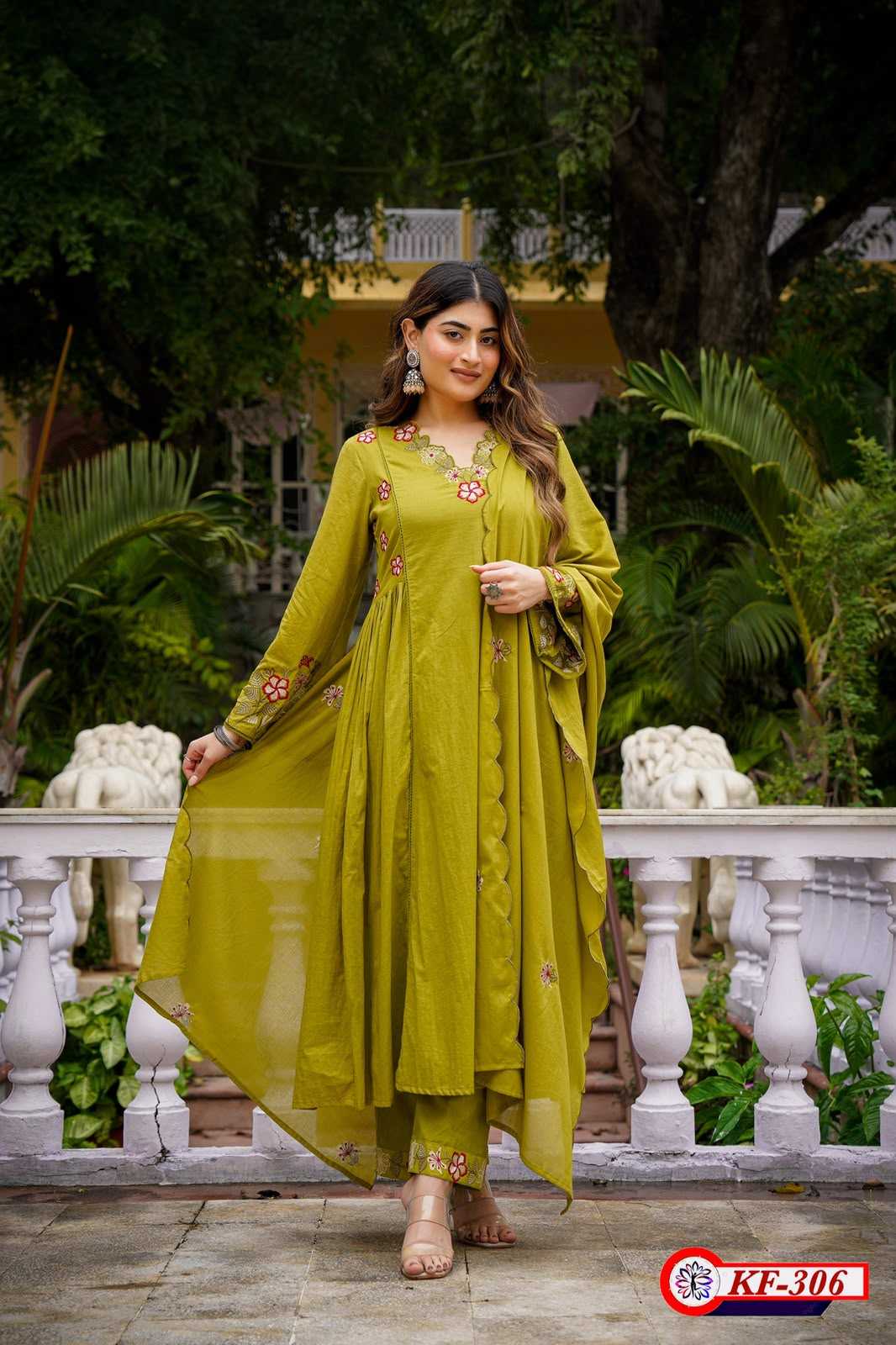 YNF Wholesale Chanderi Soft Embroidery Suits  | Surat Manufacturer