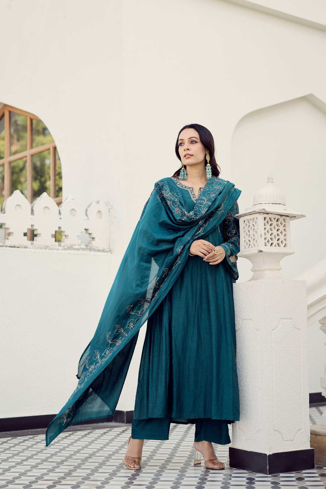 YNF Wholesale Muslin Embroidery Suits  | Surat Manufacturer