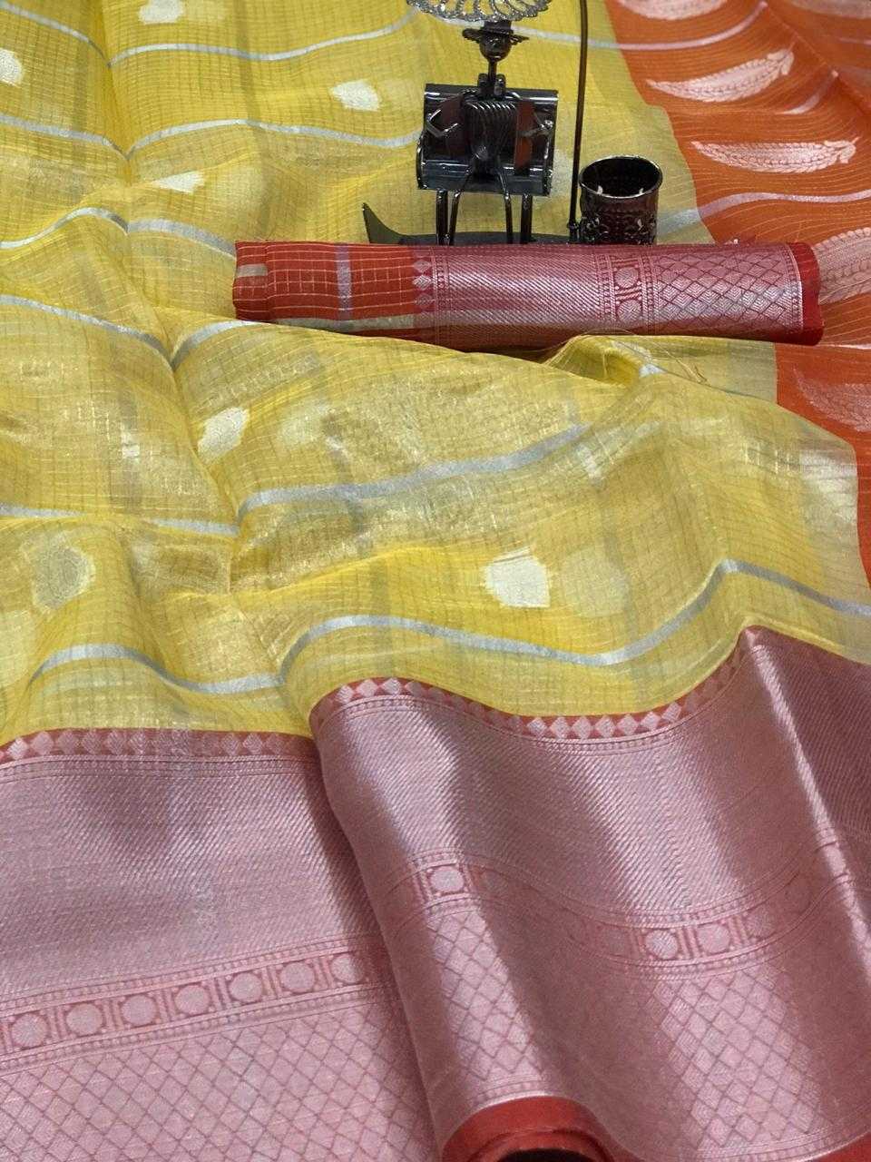 YNF Wholesale Organza Silk Designer Sarees  | Surat Manufacturer