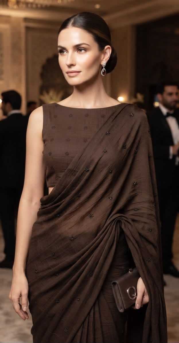 YNF Wholesale Crush Silk Designer Sarees KESH671 Shree Coffee Crush | Surat Manufacturer
