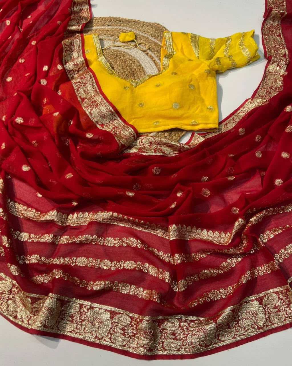 YNF Wholesale Premium Georgette Designer Sarees KESH671 Trisha | Surat Manufacturer