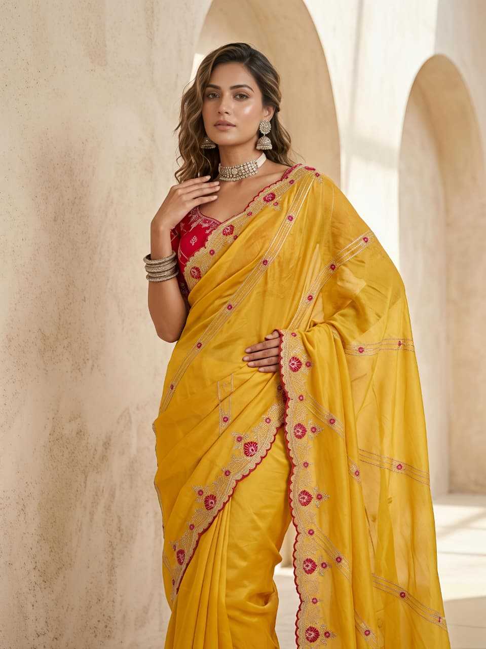YNF Wholesale Georgette Georgette Sarees  | Surat Manufacturer