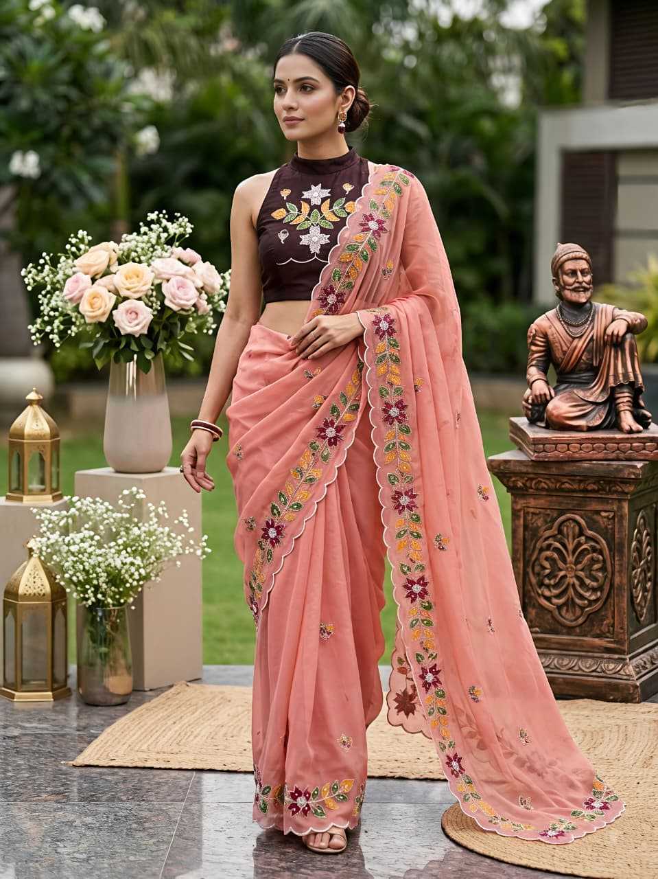 YNF Wholesale Georgette Georgette Sarees  | Surat Manufacturer