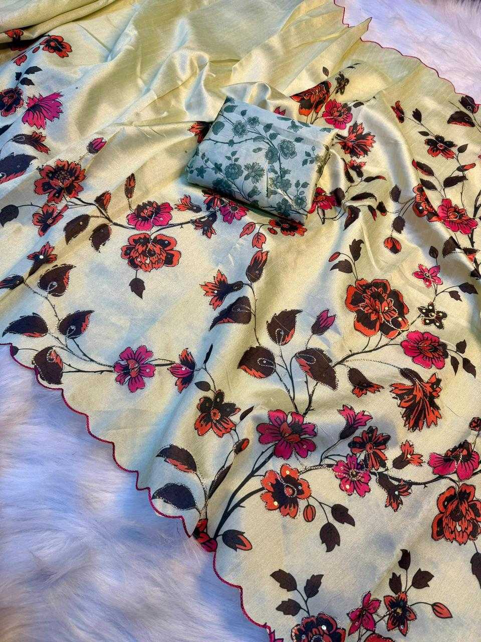 YNF Wholesale Tussar Silk Designer Sarees KESH676 Kavyanika | Surat Manufacturer
