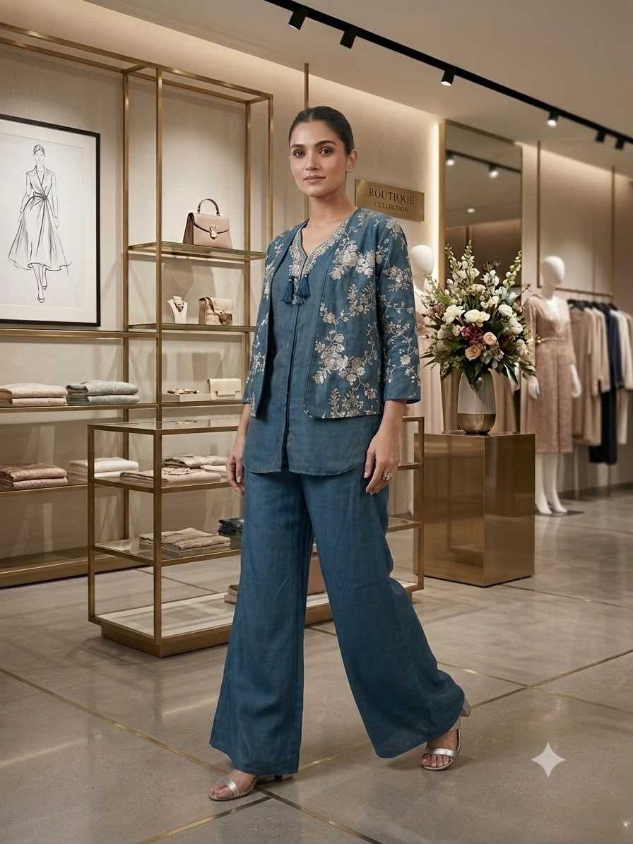 YNF Wholesale Dull Moss Embroidery Suits  | Surat Manufacturer