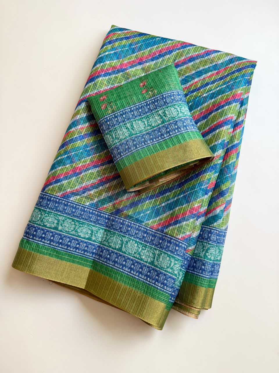 YNF Wholesale Kota Checks Printed Sarees  | Surat Manufacturer