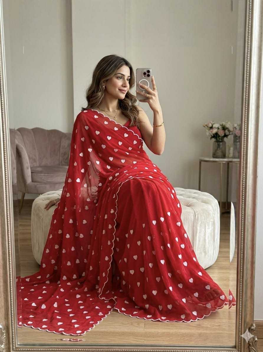 YNF Wholesale Georgette Designer Sarees  | Surat Manufacturer