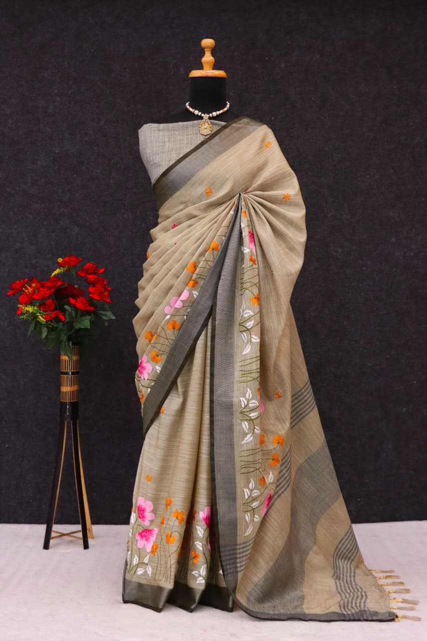 YNF Wholesale Linen Designer Sarees  | Surat Manufacturer