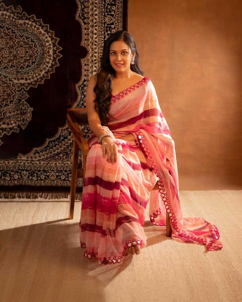 YNF Wholesale Linen Printed Sarees  | Surat Manufacturer