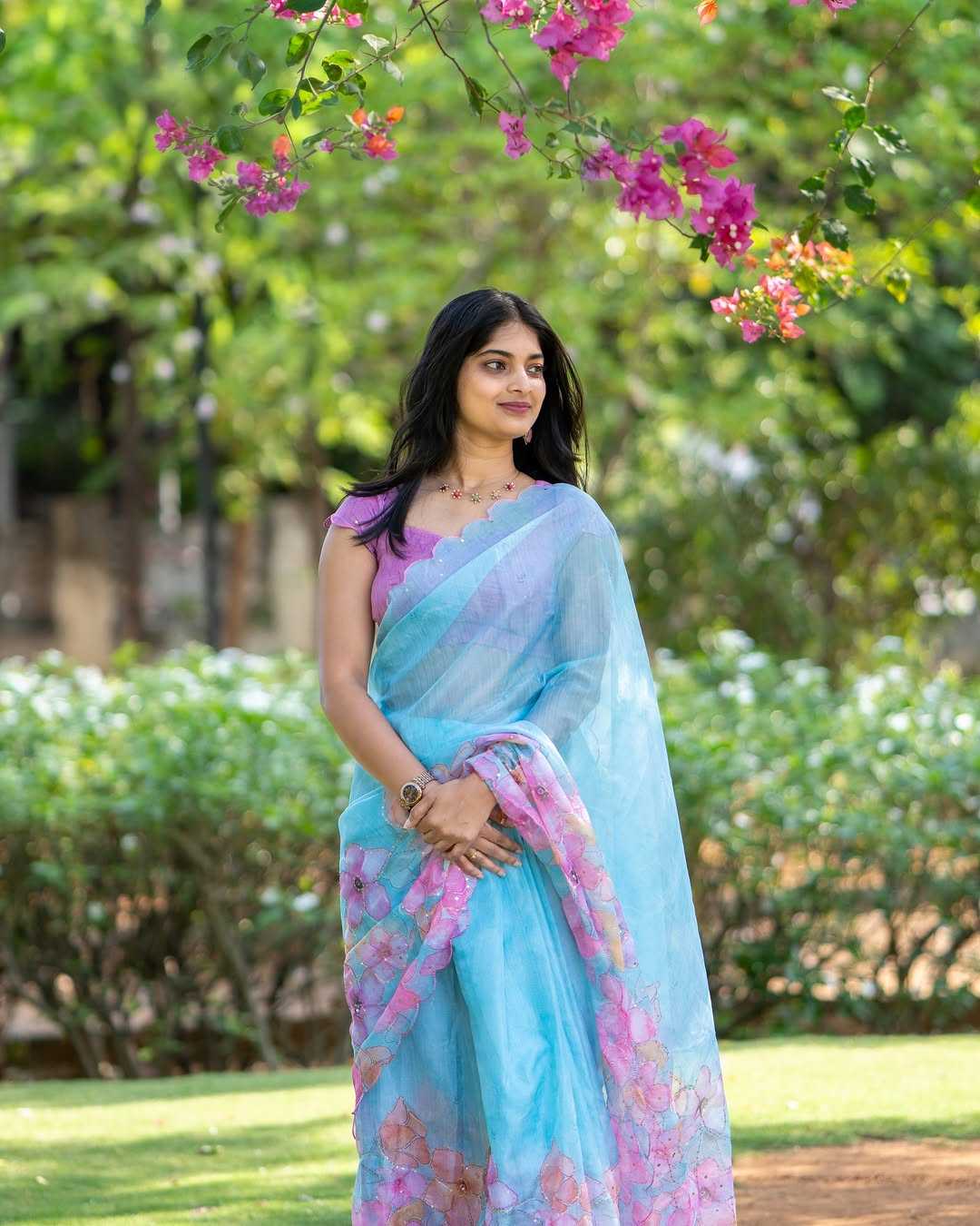 YNF Wholesale Linen Designer Sarees  | Surat Manufacturer