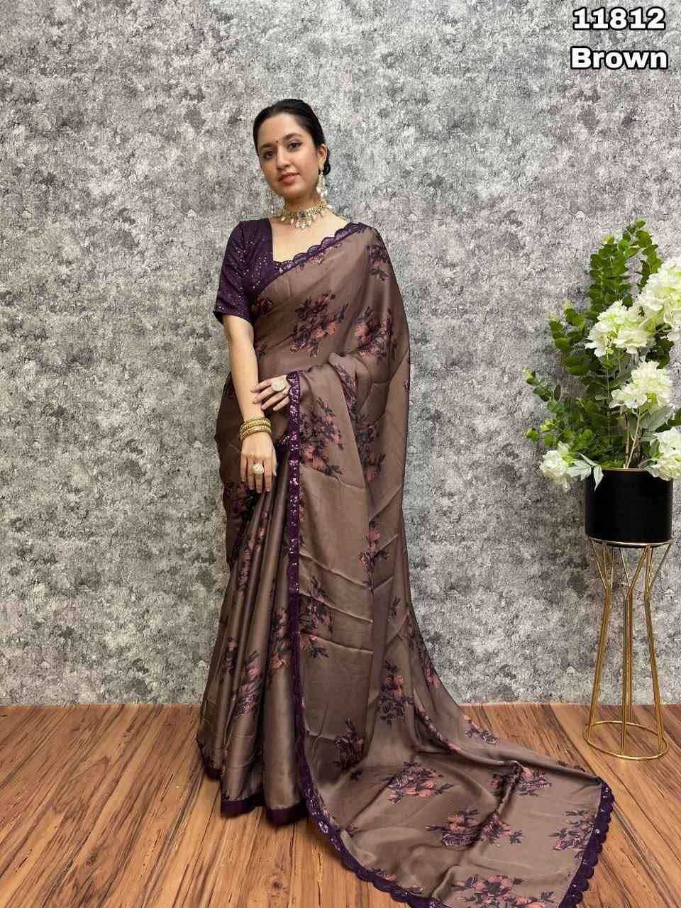YNF Wholesale Georgette Printed Sarees  | Surat Manufacturer