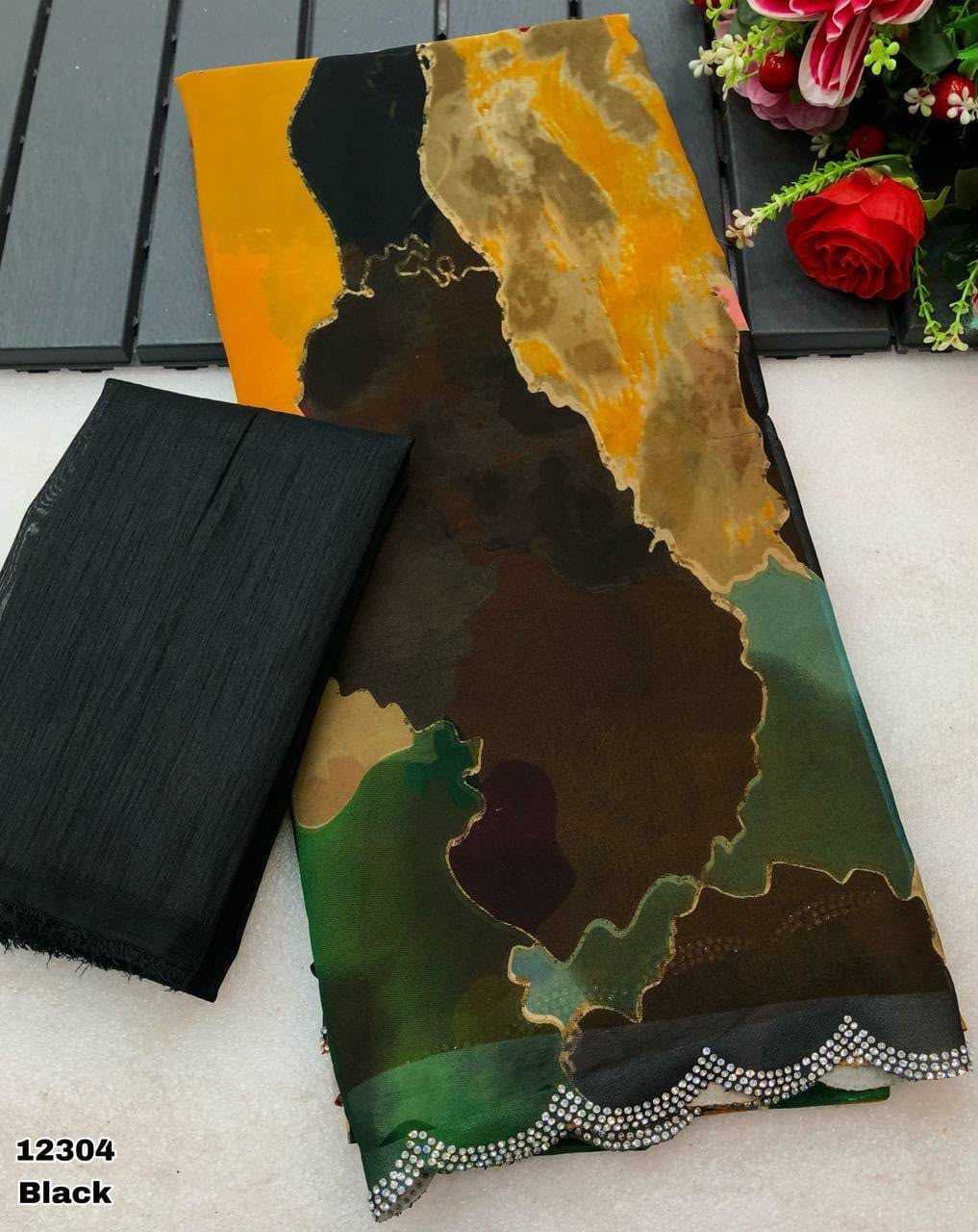 YNF Wholesale Chiffon Printed Sarees  | Surat Manufacturer