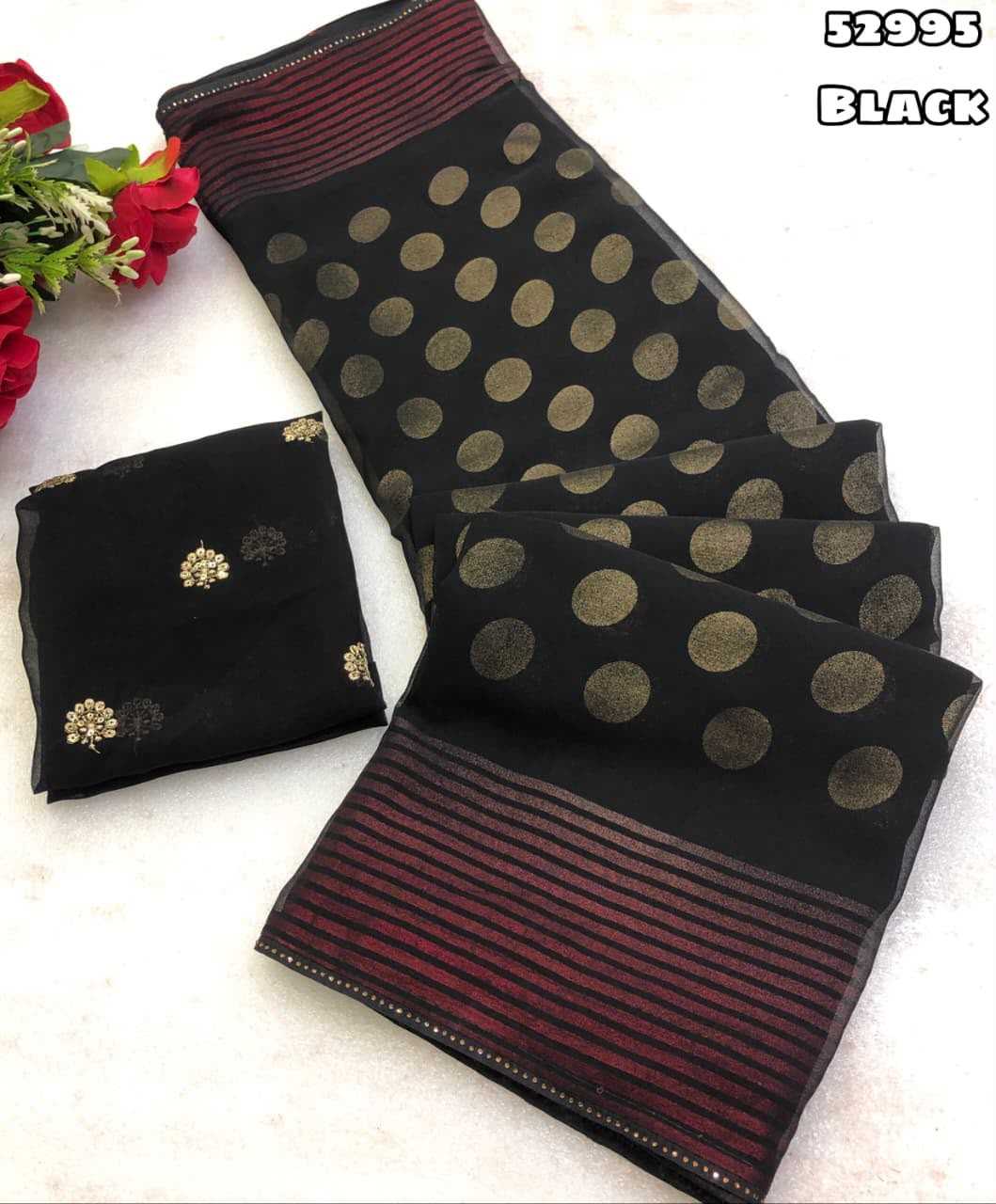 YNF Wholesale Faux Georgette Printed Sarees  | Surat Manufacturer