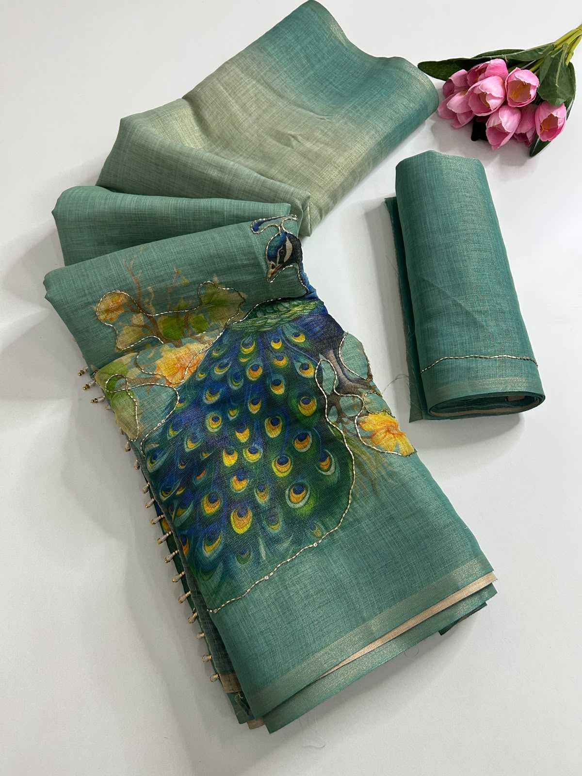 YNF Wholesale Tissue Silk Designer Sarees  | Surat Manufacturer