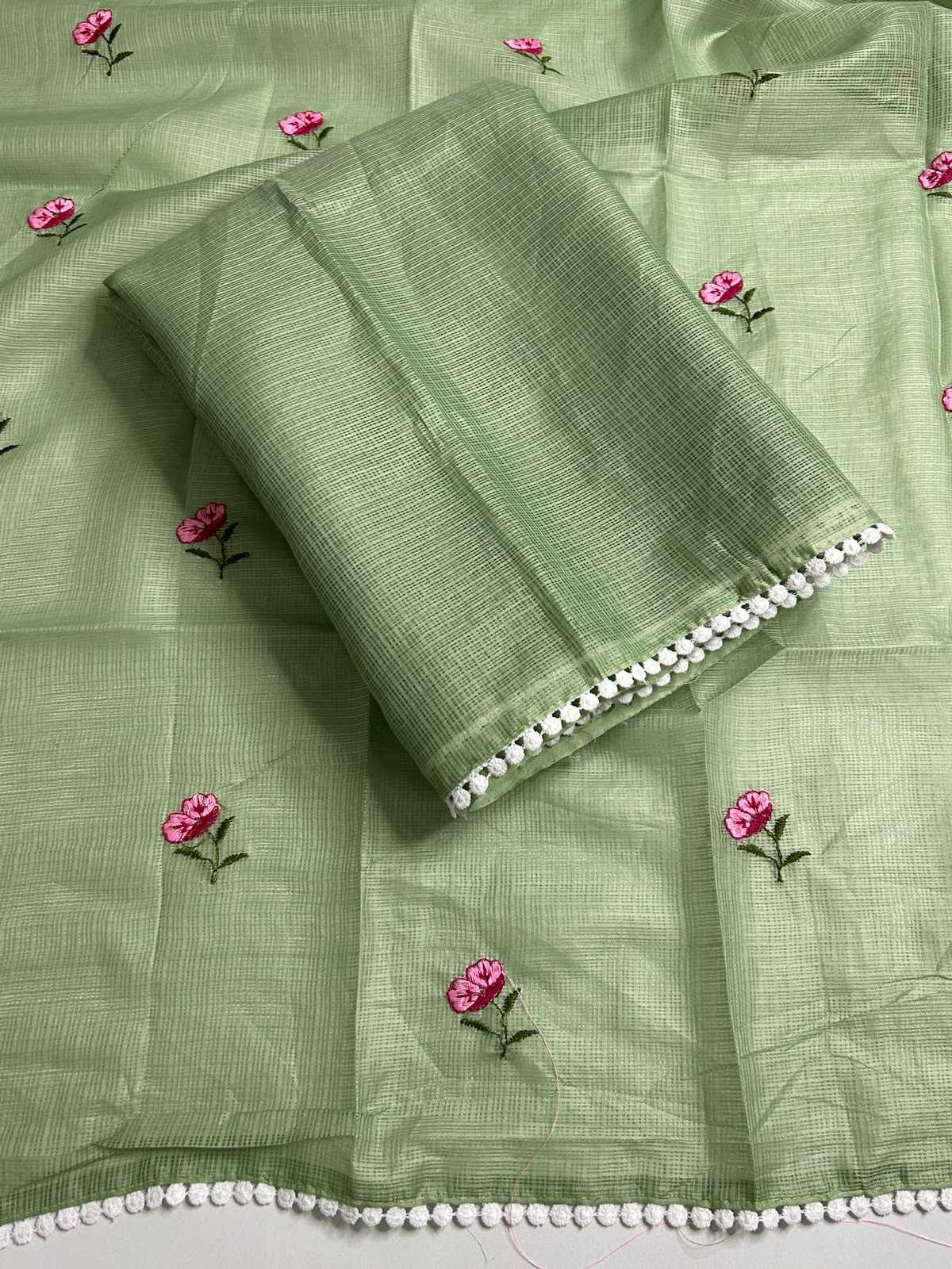 YNF Wholesale Soft Kota Embroidered Sarees  | Surat Manufacturer