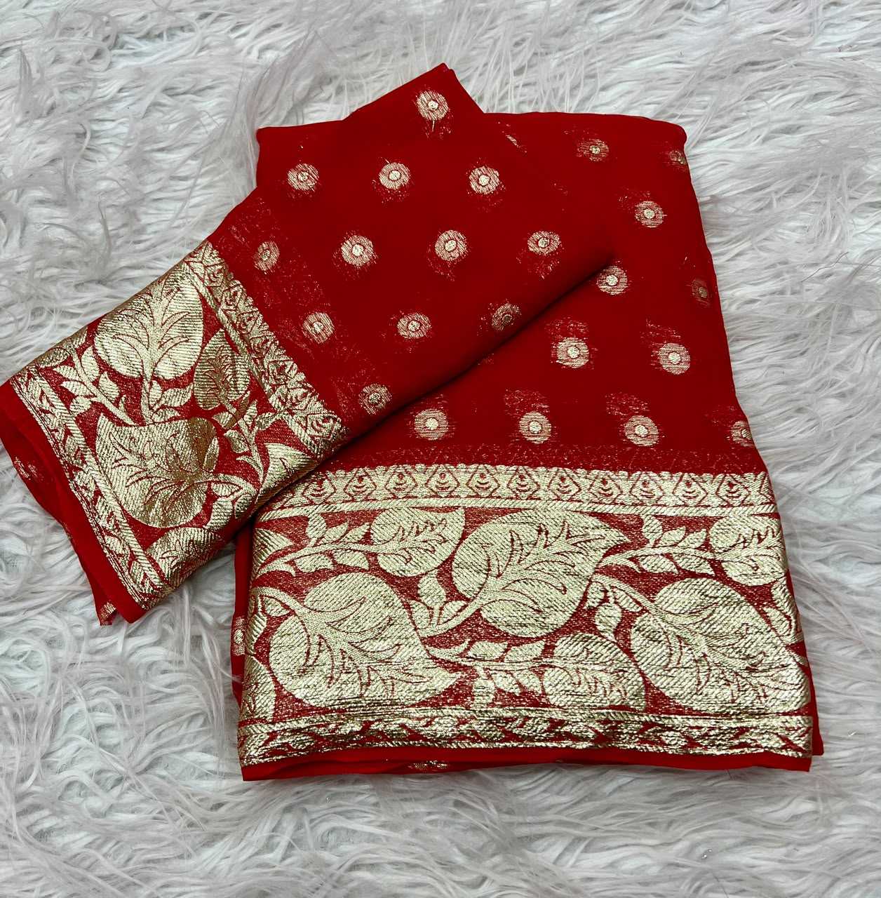 YNF Wholesale Pure Viscos Georgette Sarees  | Surat Manufacturer