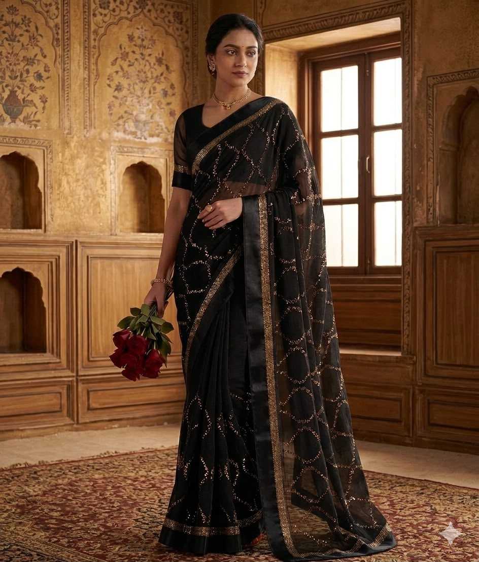YNF Wholesale Pure Viscos Georgette Sarees  | Surat Manufacturer