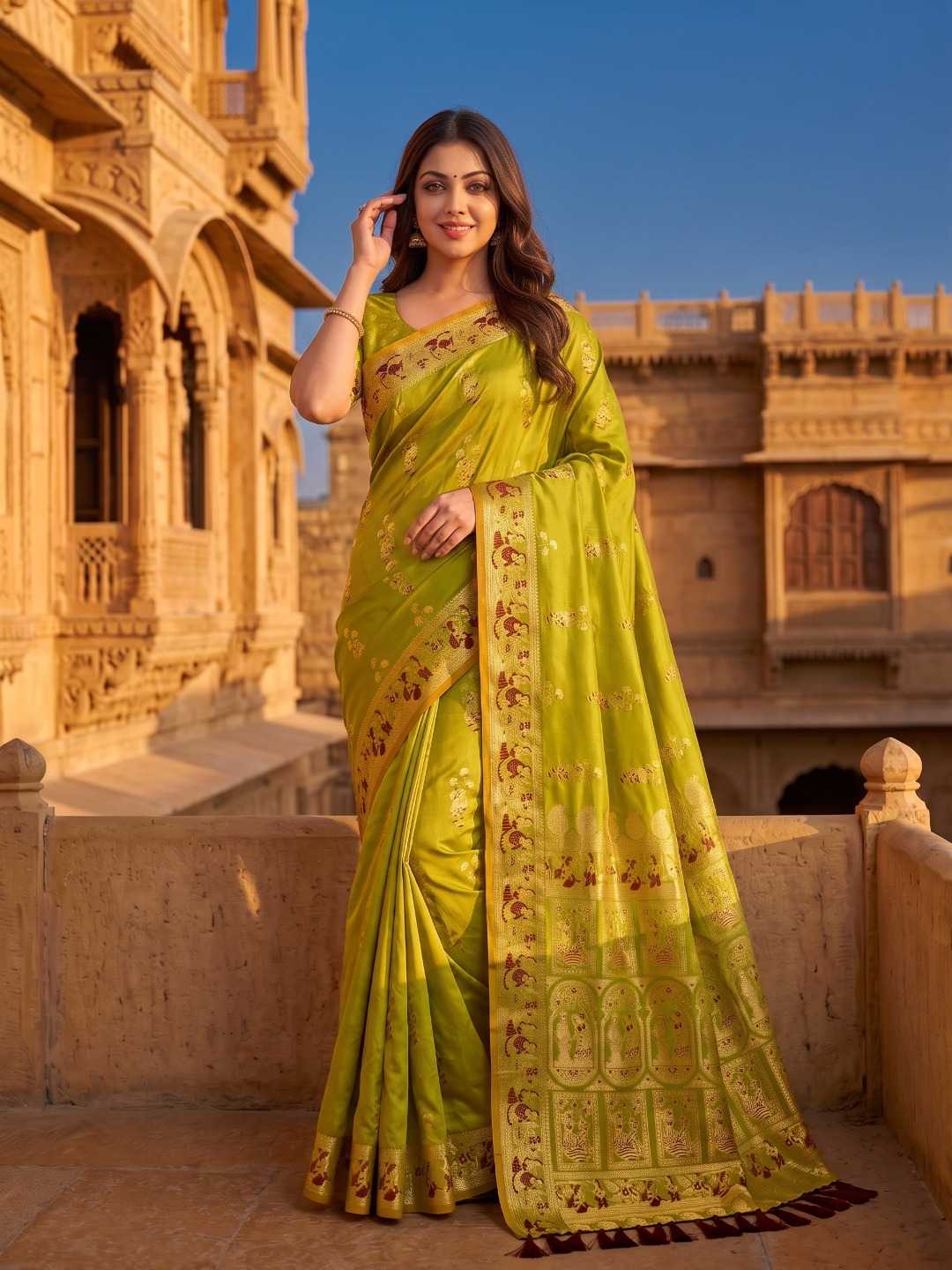 YNF Wholesale Soft Silk Soft Silk Sarees KESH692 BALUCHARI | Surat Manufacturer