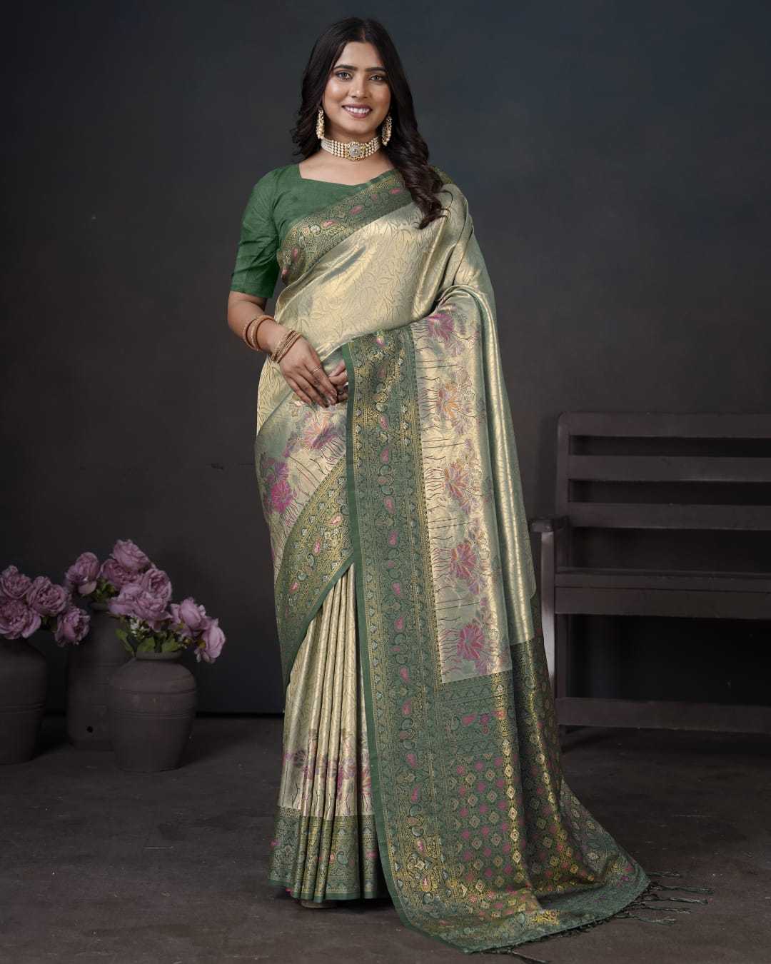 YNF Wholesale Tissue Silk Soft Silk Sarees KESH692 SITA | Surat Manufacturer