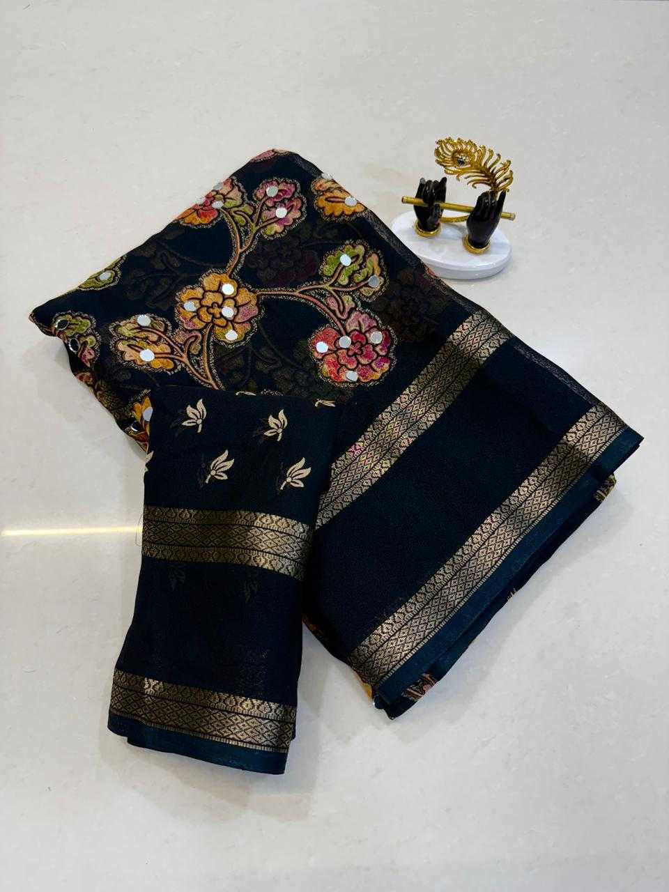 YNF Wholesale Georgette Designer Sarees  | Surat Manufacturer