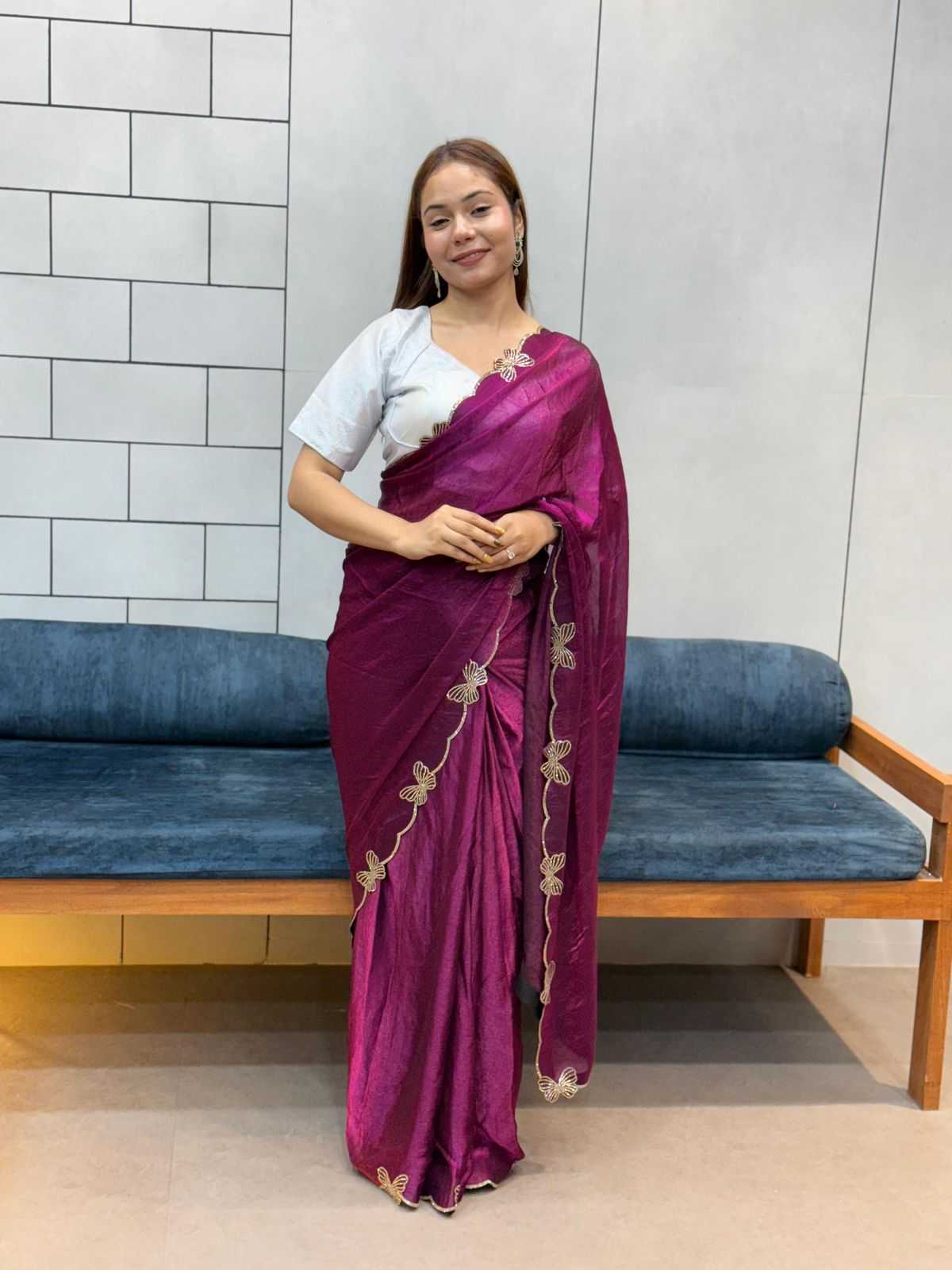 YNF Wholesale Satin Designer Sarees  | Surat Manufacturer