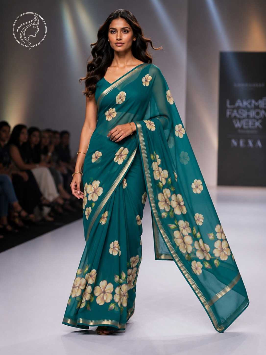 YNF Wholesale Dull Moss Designer Sarees  | Surat Manufacturer
