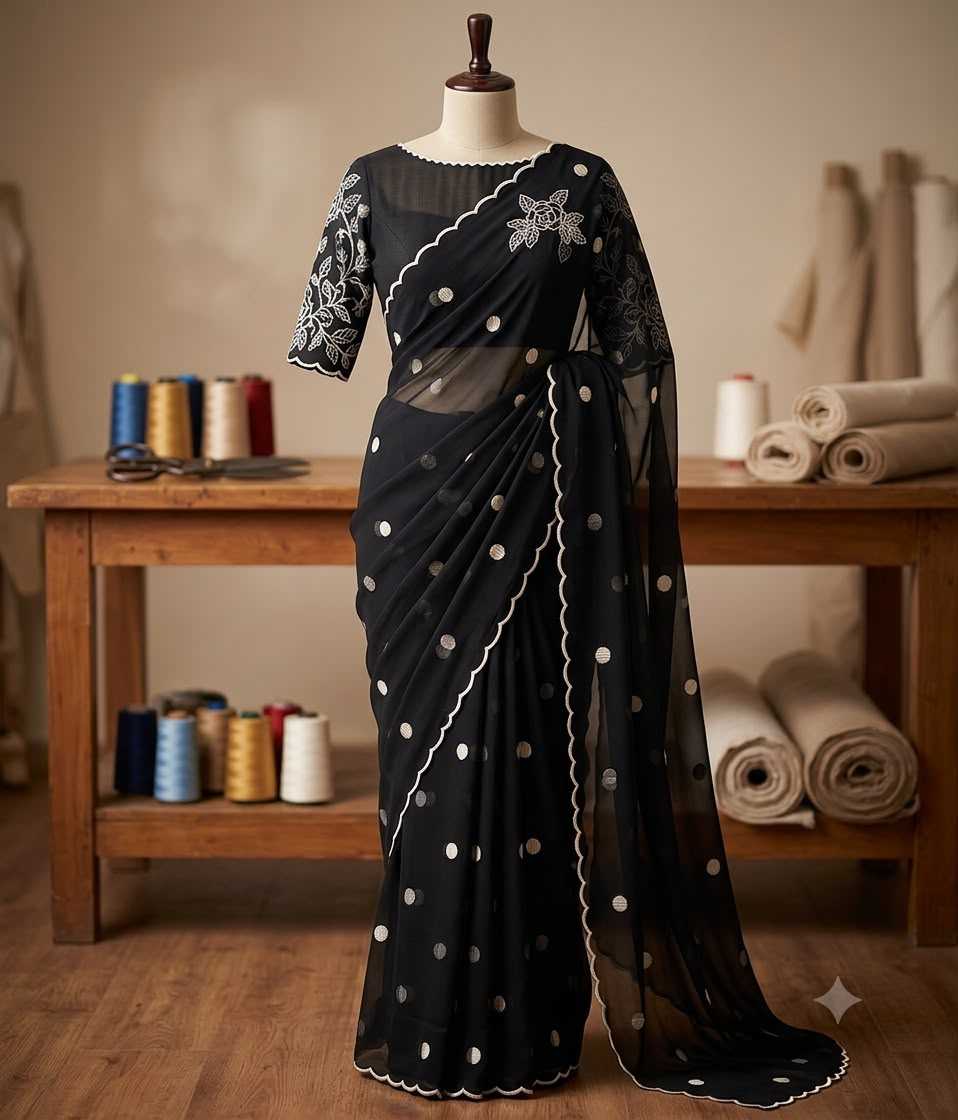 YNF Wholesale Georgette Fancy Sarees  | Surat Manufacturer