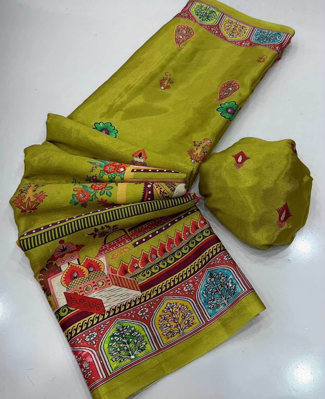 YNF Wholesale Chinon Designer Sarees  | Surat Manufacturer