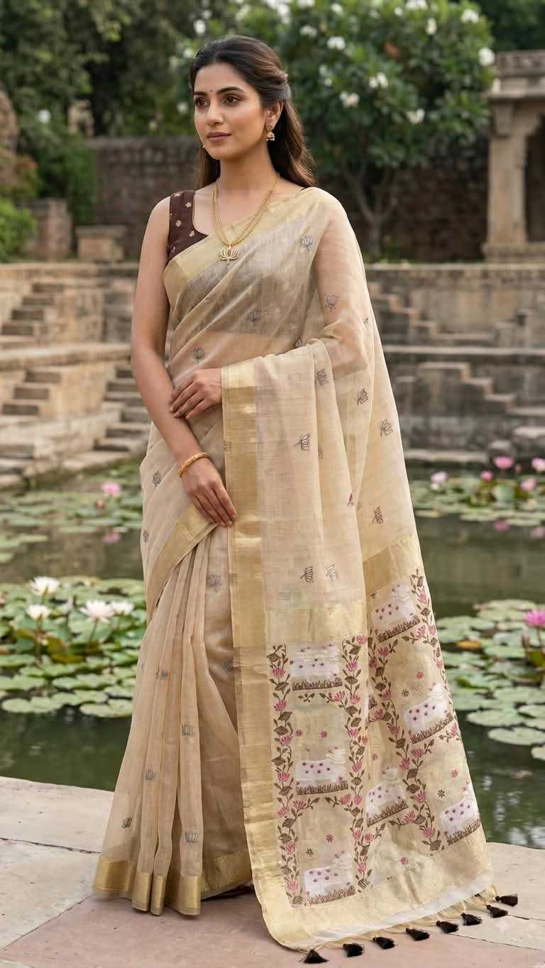 YNF Wholesale Fancy Zari Border Sarees  | Surat Manufacturer