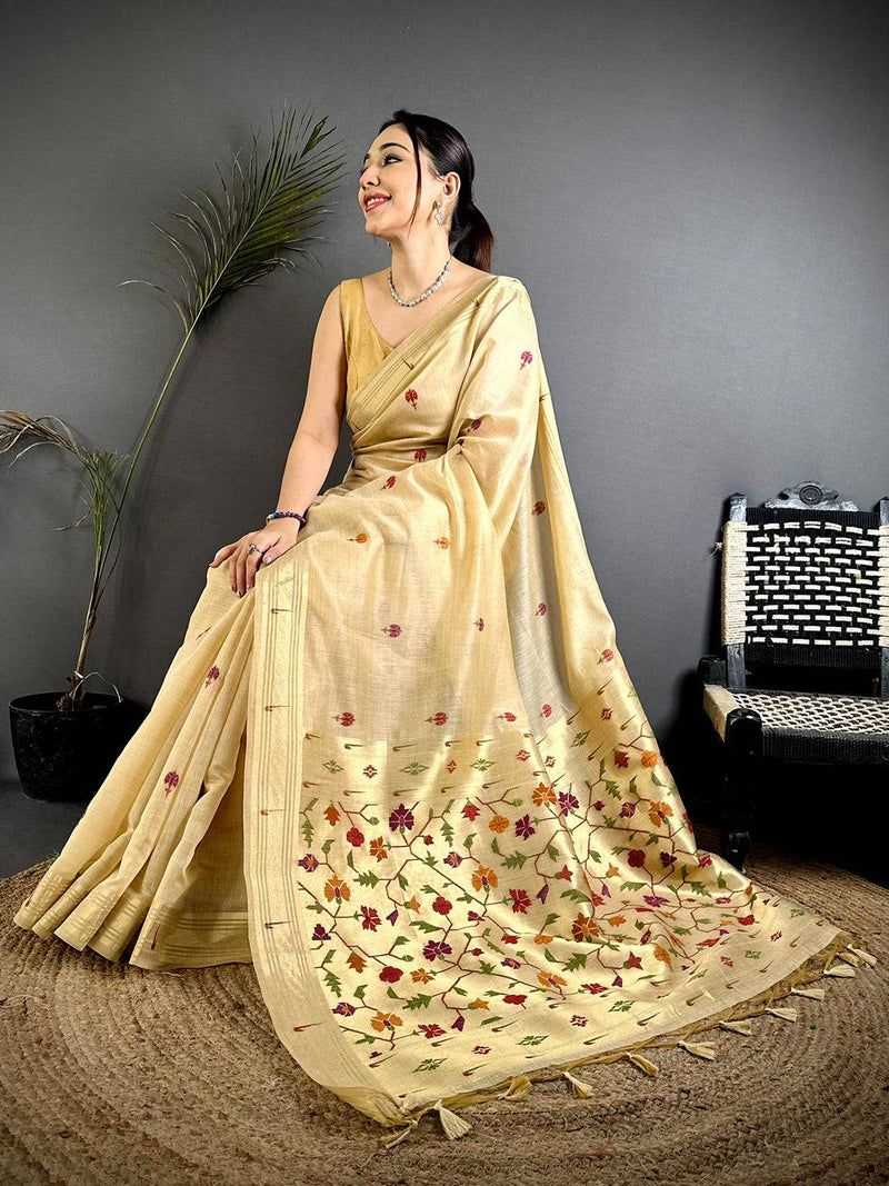 YNF Wholesale Cotton Designer Sarees  | Surat Manufacturer